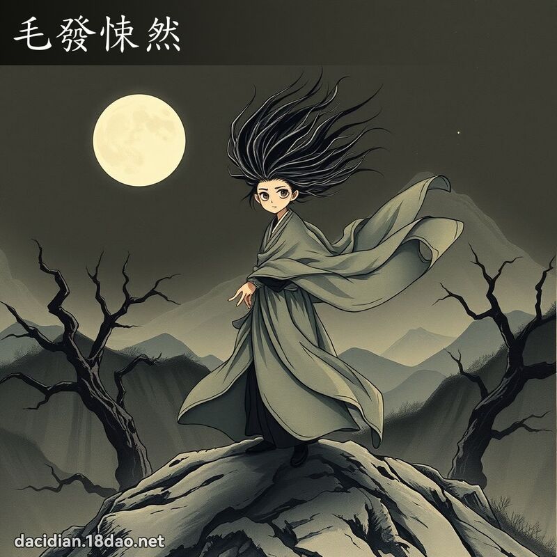 毛发悚然 配图