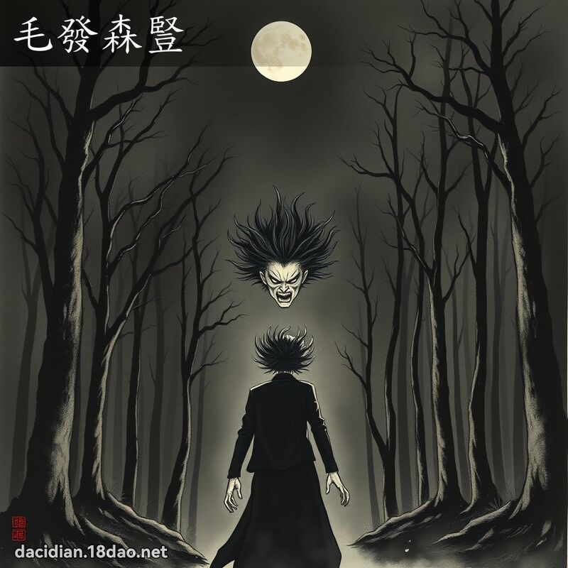 毛发森竖 配图