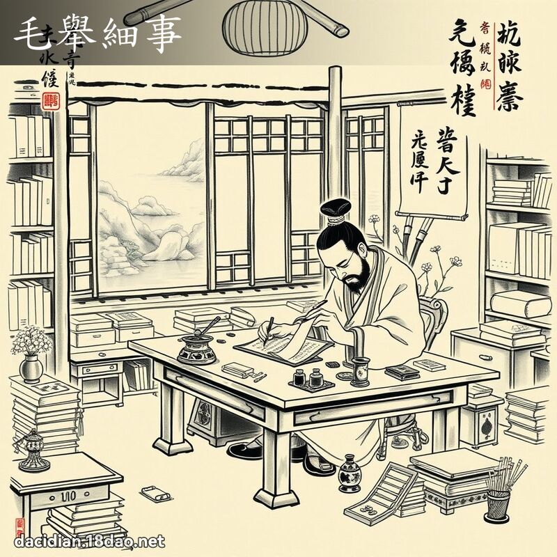 毛举细事 配图