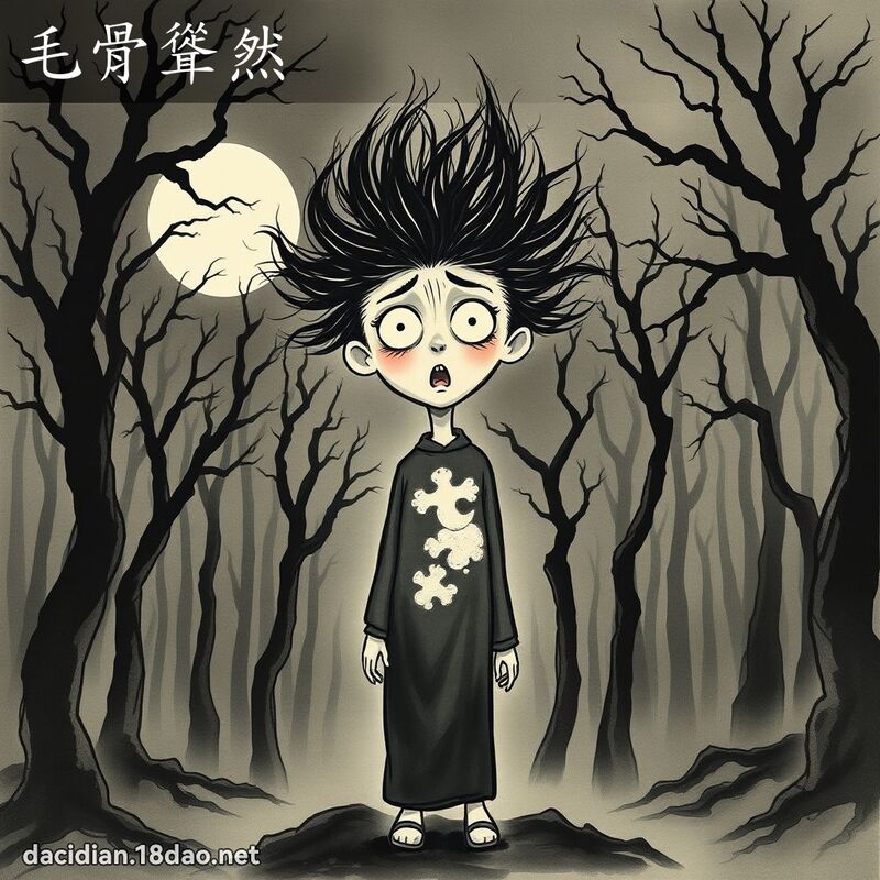 毛骨耸然 配图