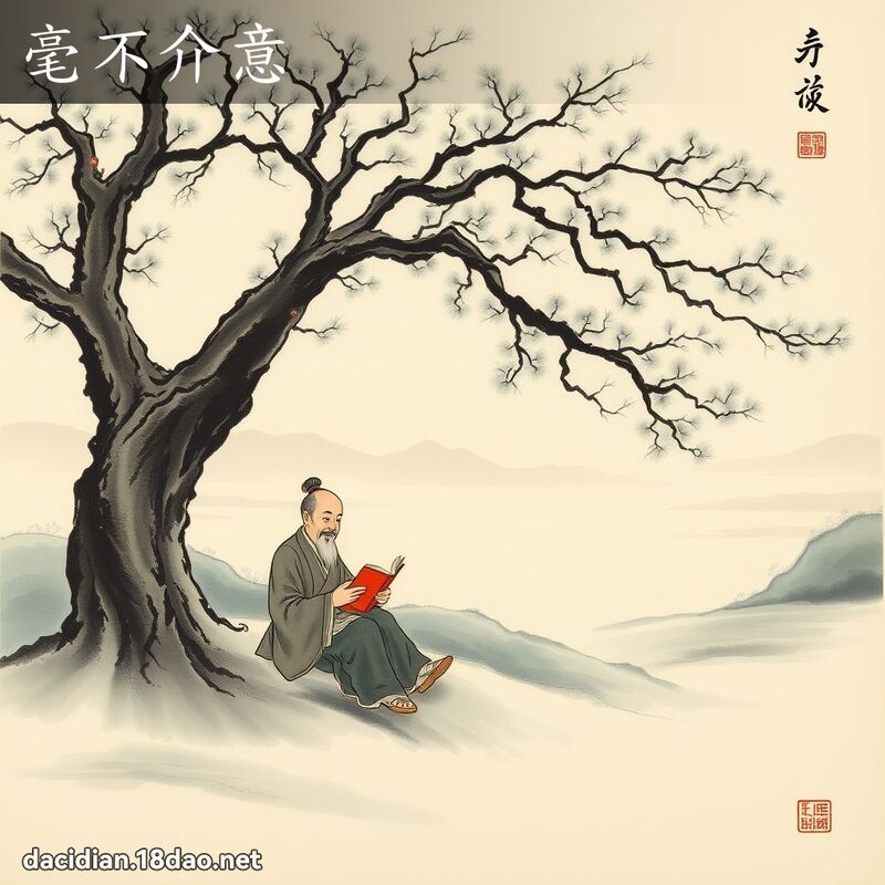 毫不介意 配图