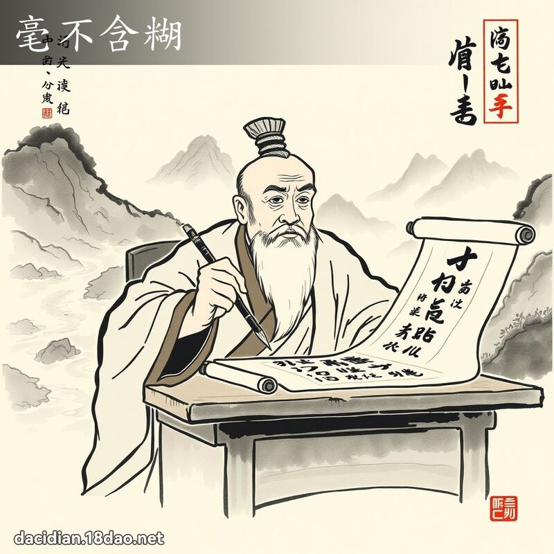 毫不含糊 配图
