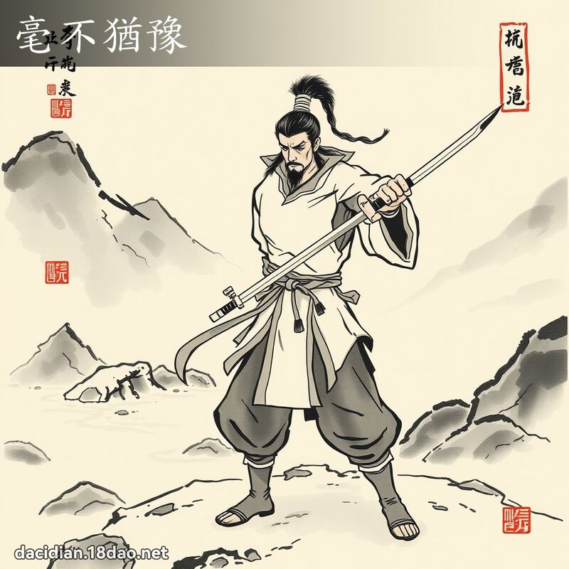 毫不犹豫 配图