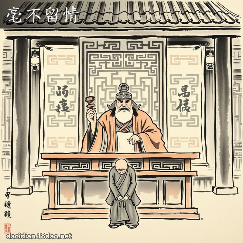 毫不留情 配图