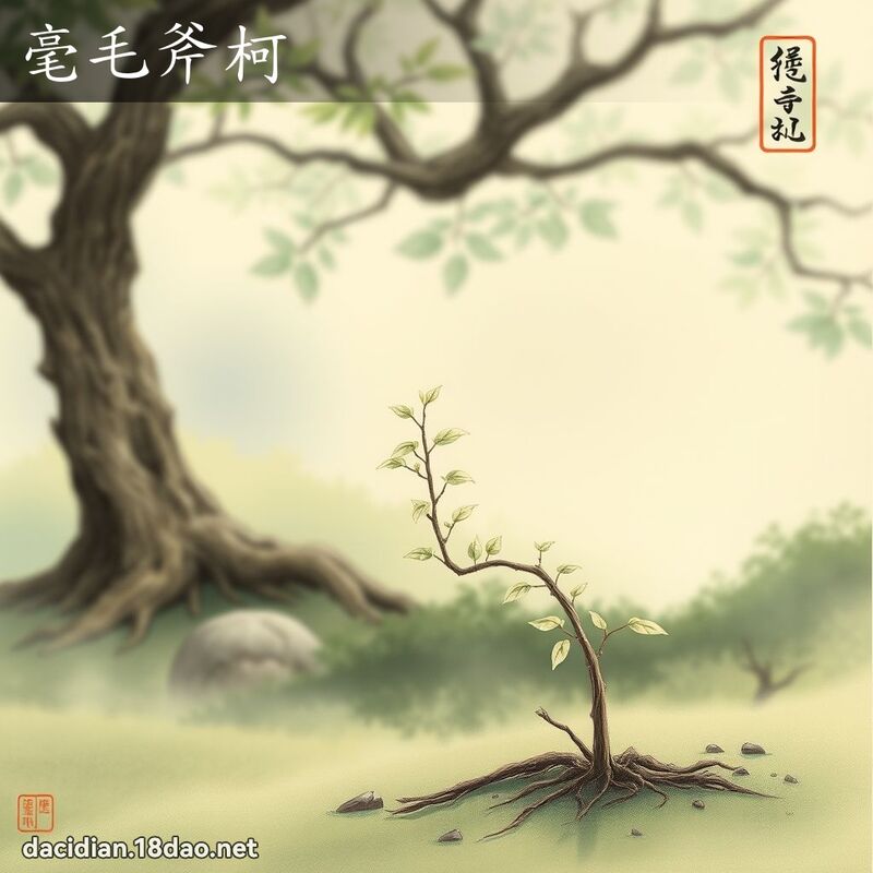 毫毛斧柯 配图