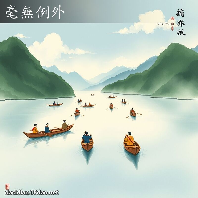 毫无例外 配图