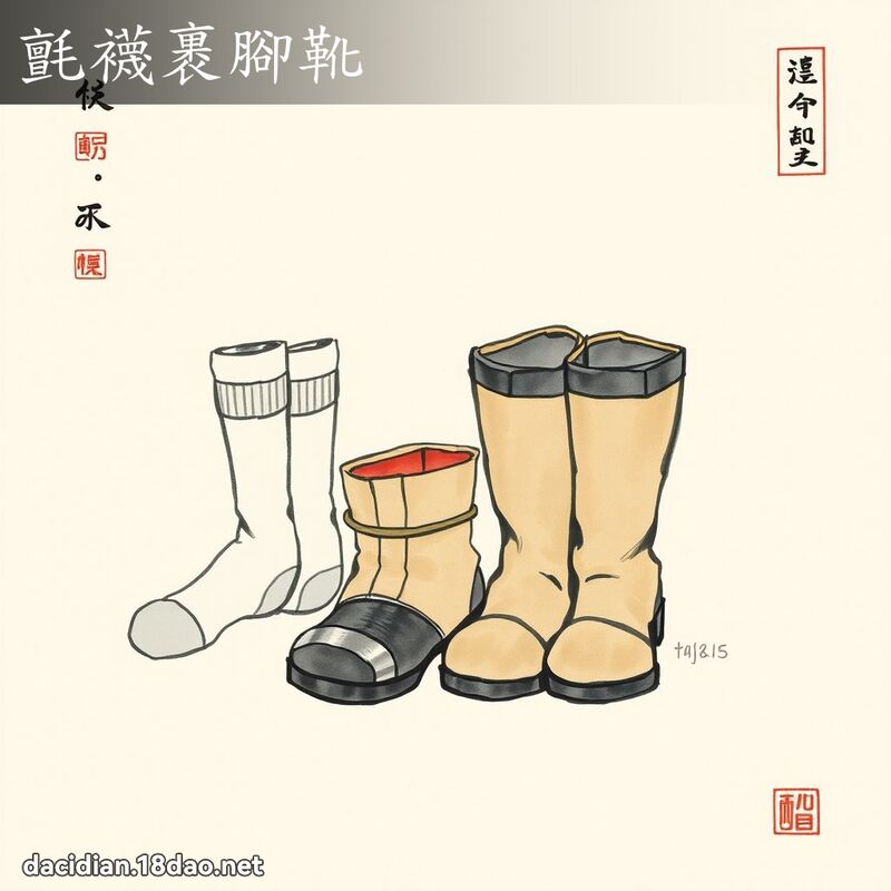 氈襪裹腳靴 配图