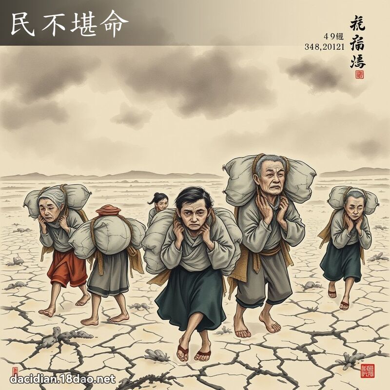 民不堪命 配图