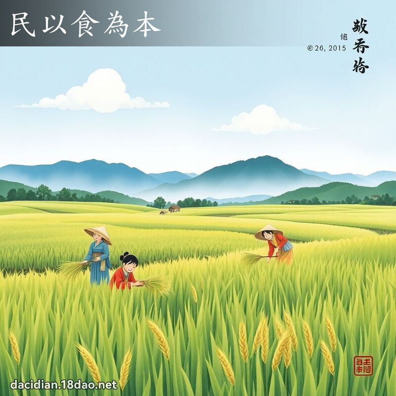 民以食為本 配图