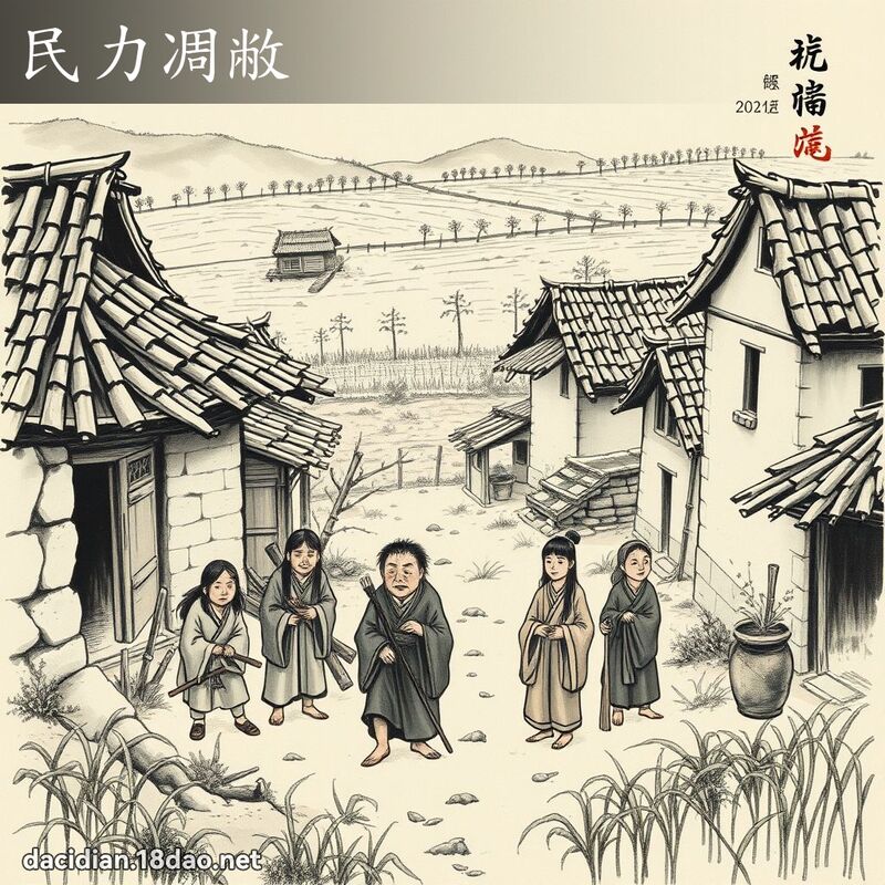 民力凋敝 配图