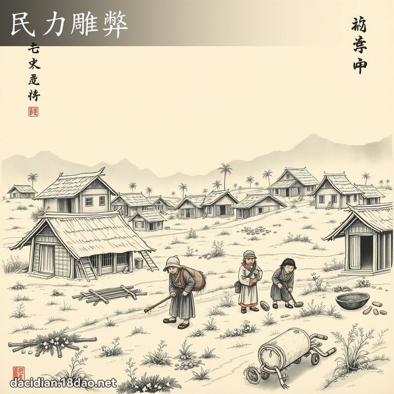 民力雕弊 配图