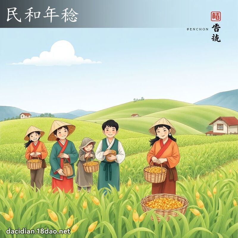 民和年稔 配图