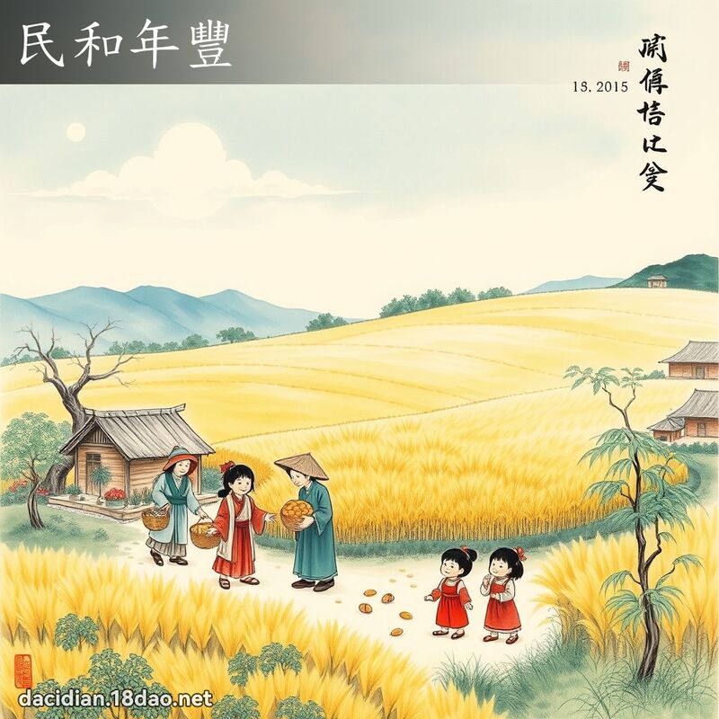 民和年豐 配图