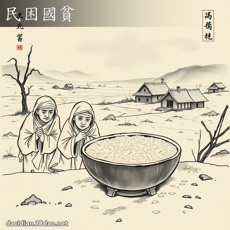 民困國貧 配图
