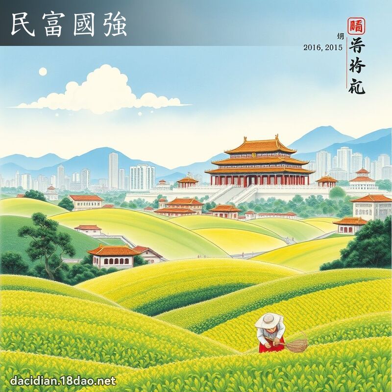 民富國強 配图