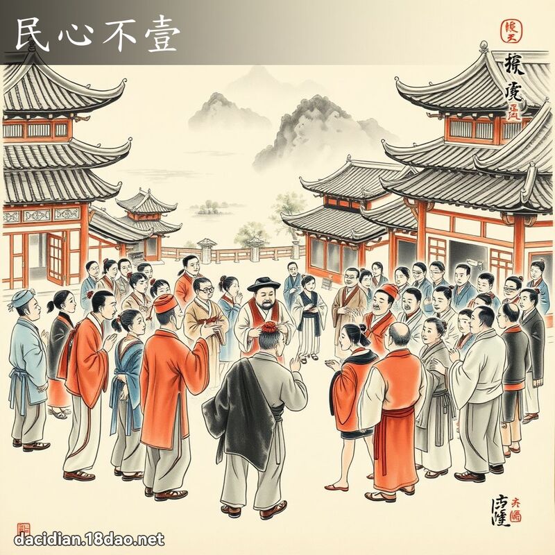民心不壹 配图