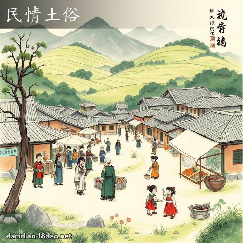 民情土俗 配图