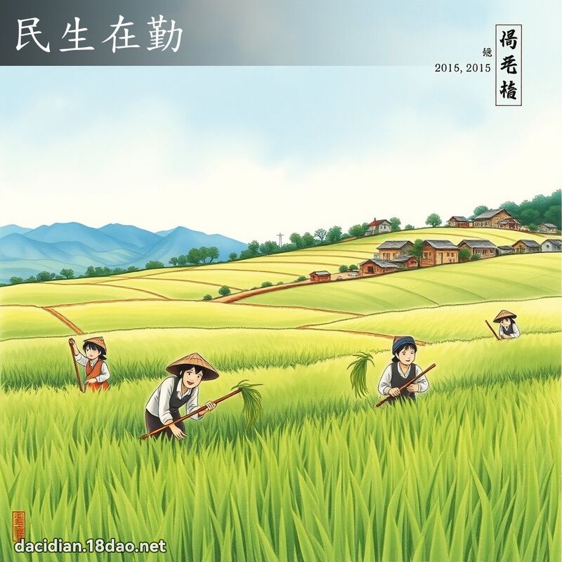 民生在勤 配图