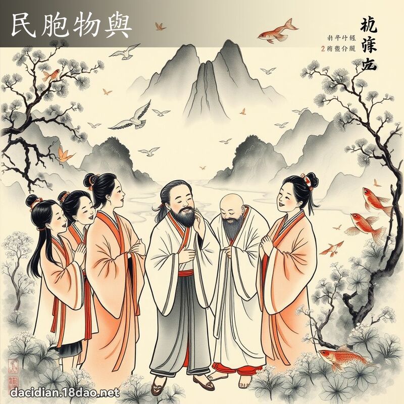 民胞物與 配图