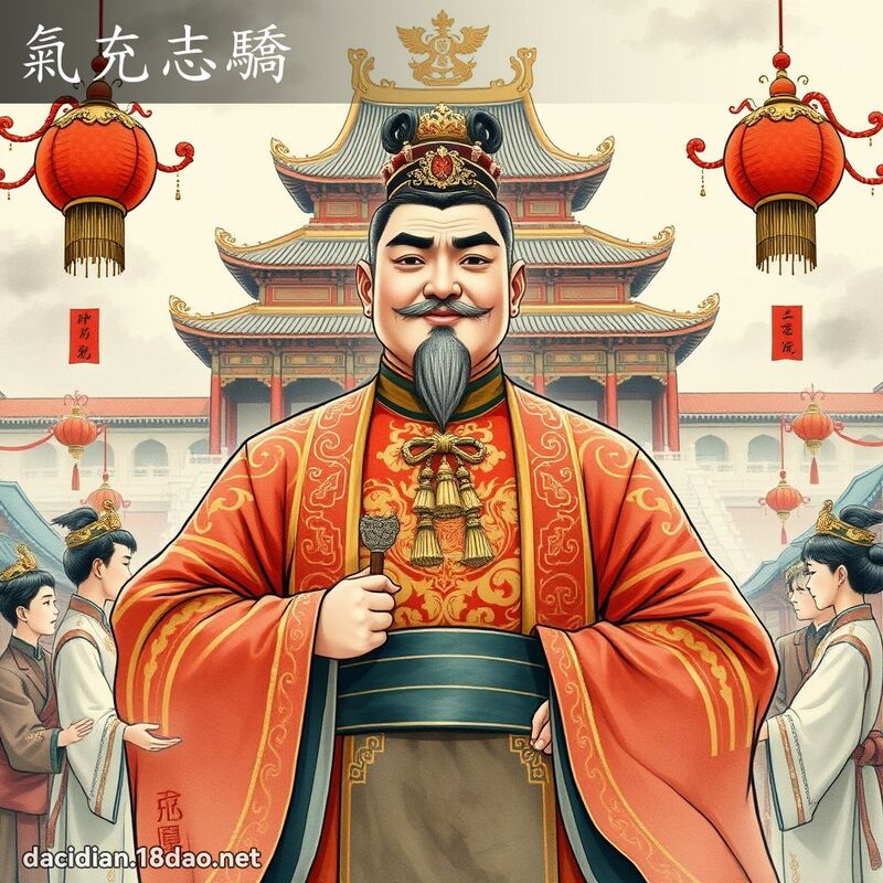 氣充志驕 配图