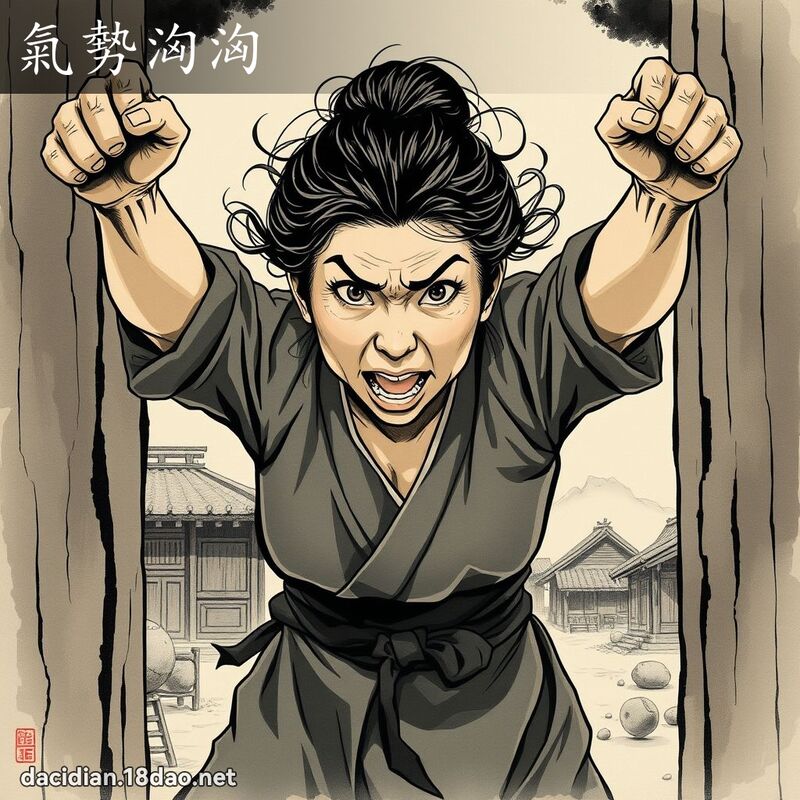 氣勢洶洶 配图