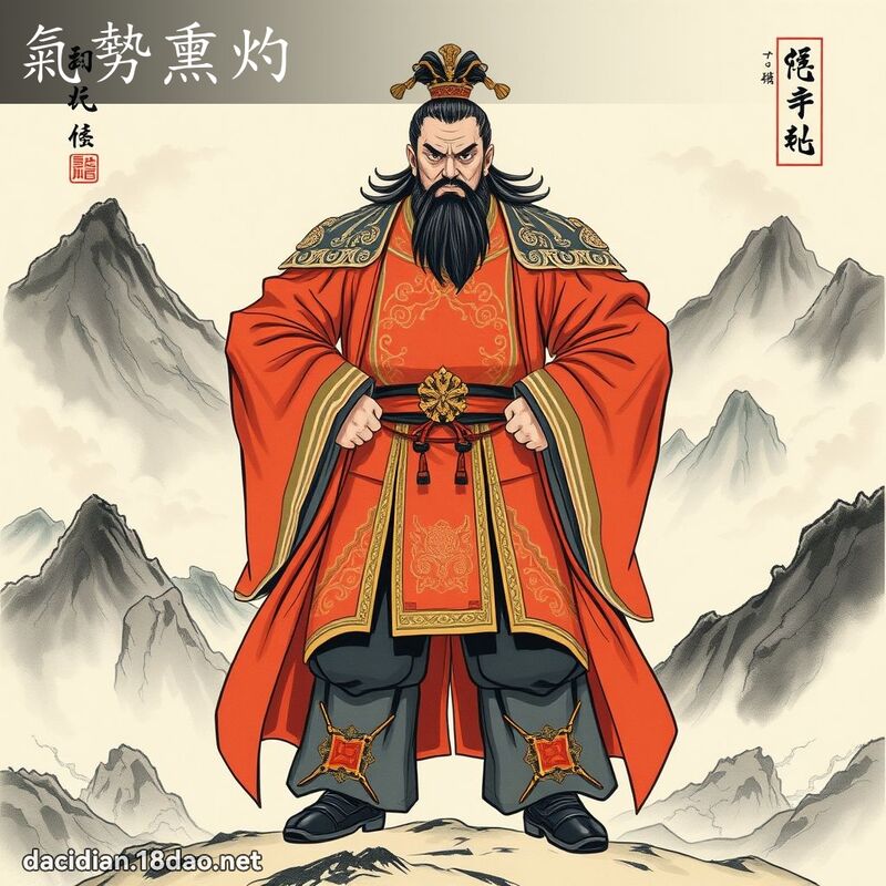 氣勢熏灼 配图