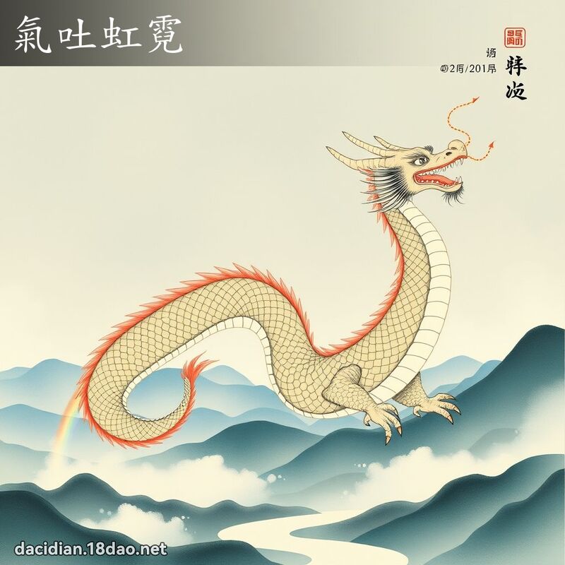 氣吐虹霓 配图