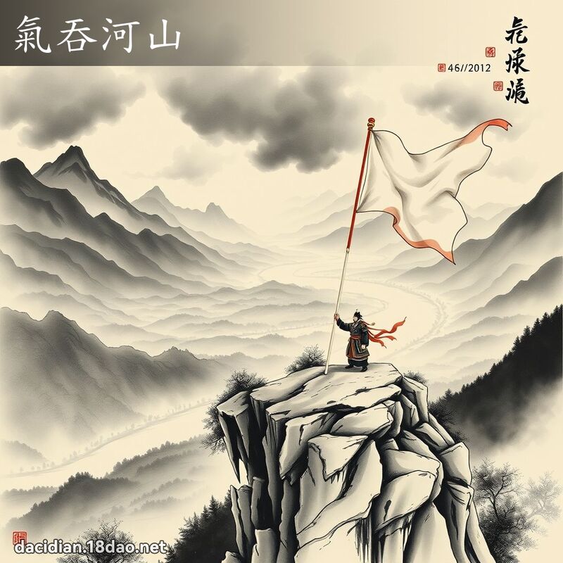 氣吞河山 配图