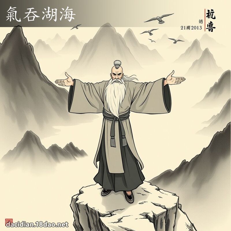 氣吞湖海 配图