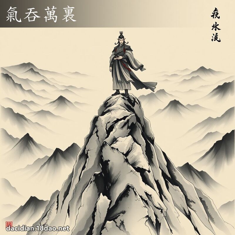 氣吞萬裏 配图