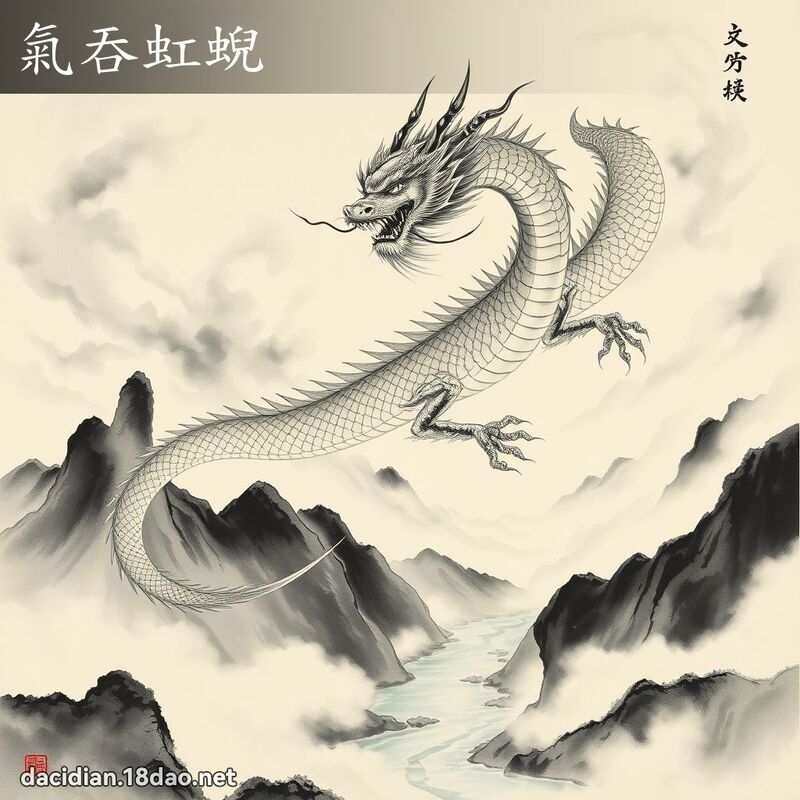氣吞虹蜺 配图