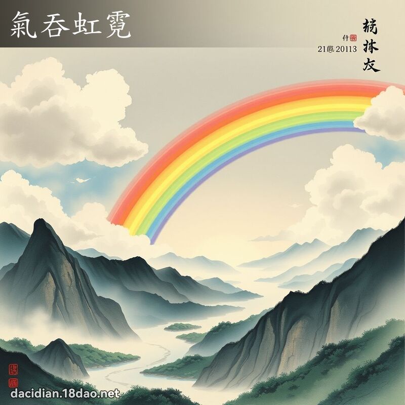 氣吞虹霓 配图