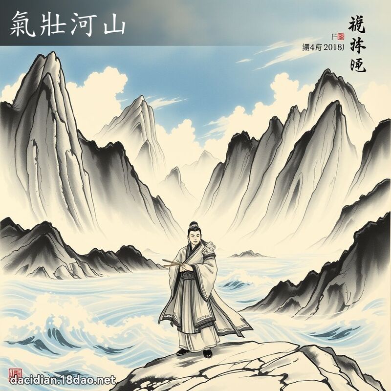 氣壯河山 配图