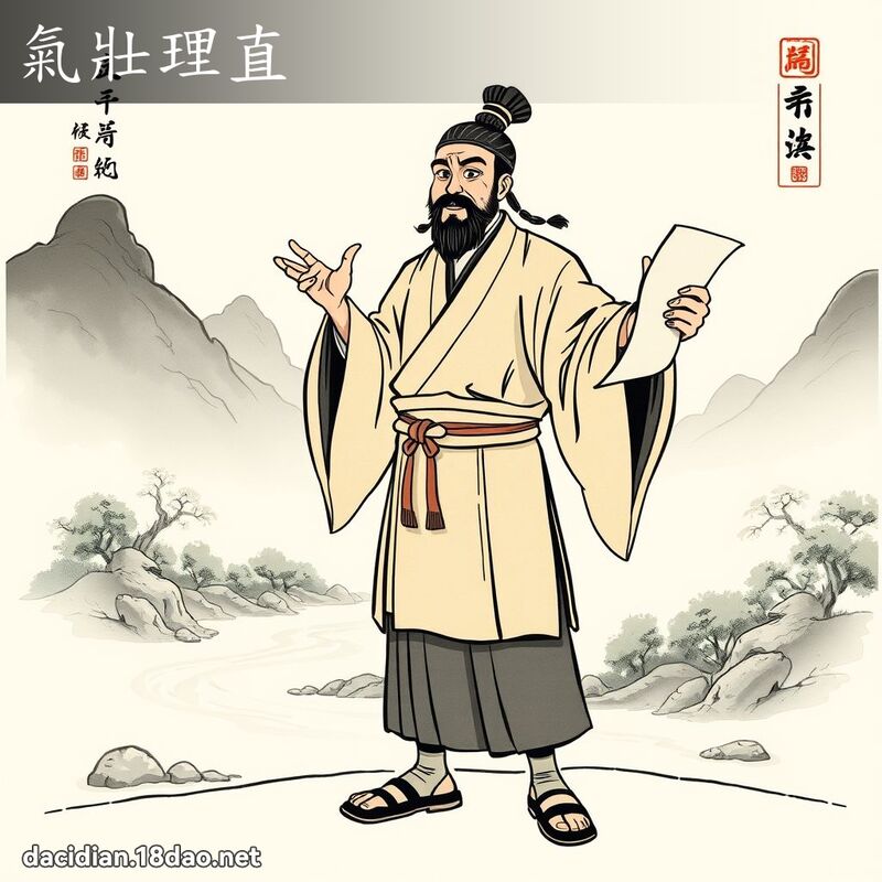 氣壯理直 配图
