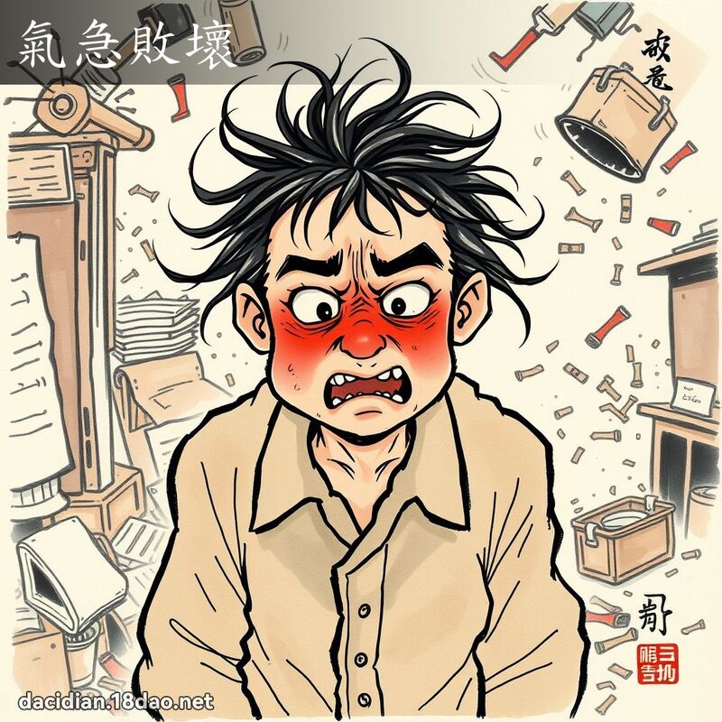 气急败坏 配图
