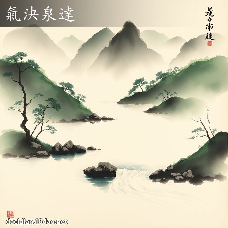 气决泉达 配图