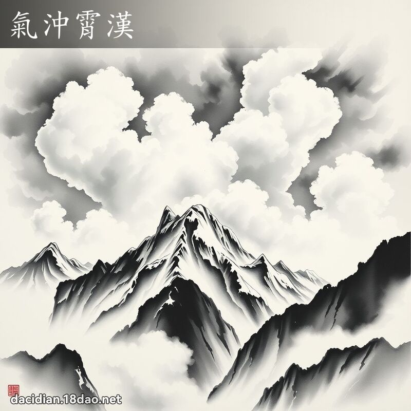 气冲霄汉 配图