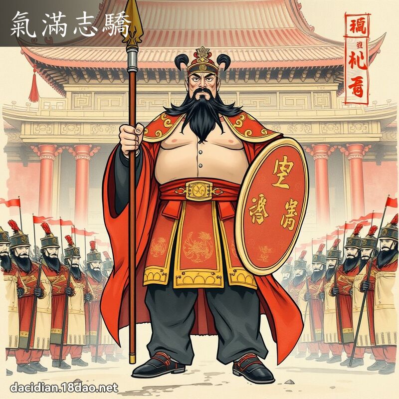气满志骄 配图
