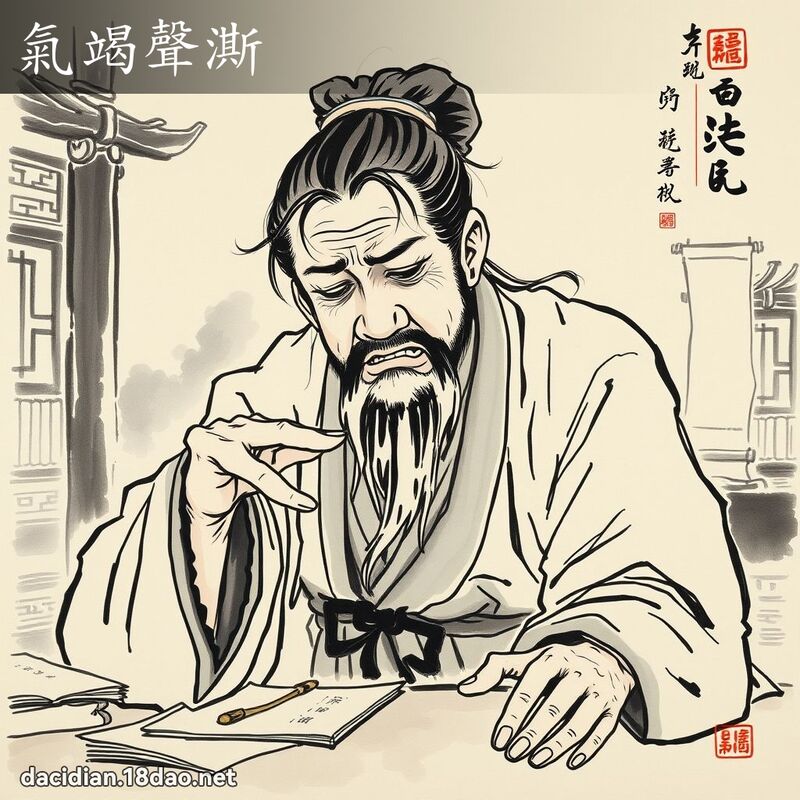 气竭声澌 配图