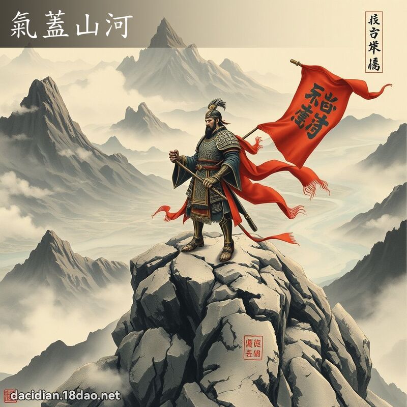 气盖山河 配图