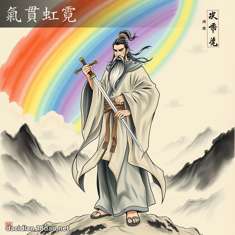 气贯虹霓 配图