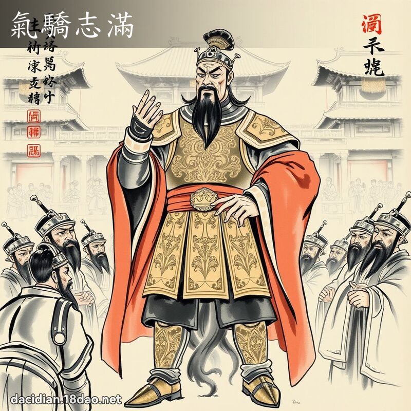 气骄志满 配图