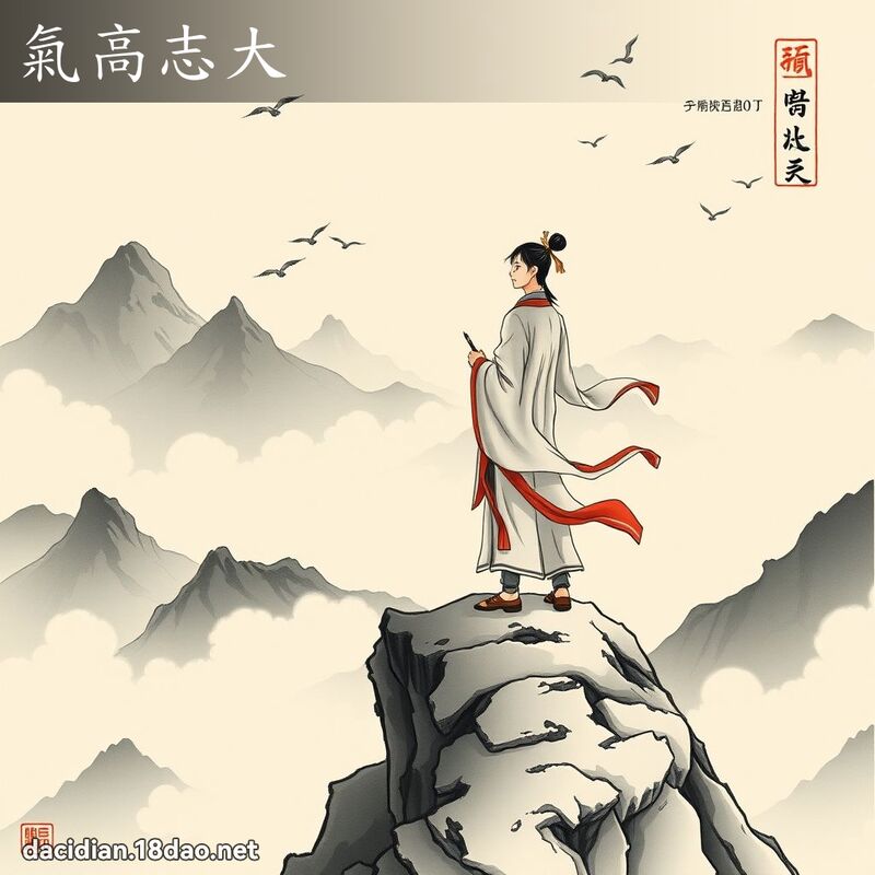 气高志大 配图