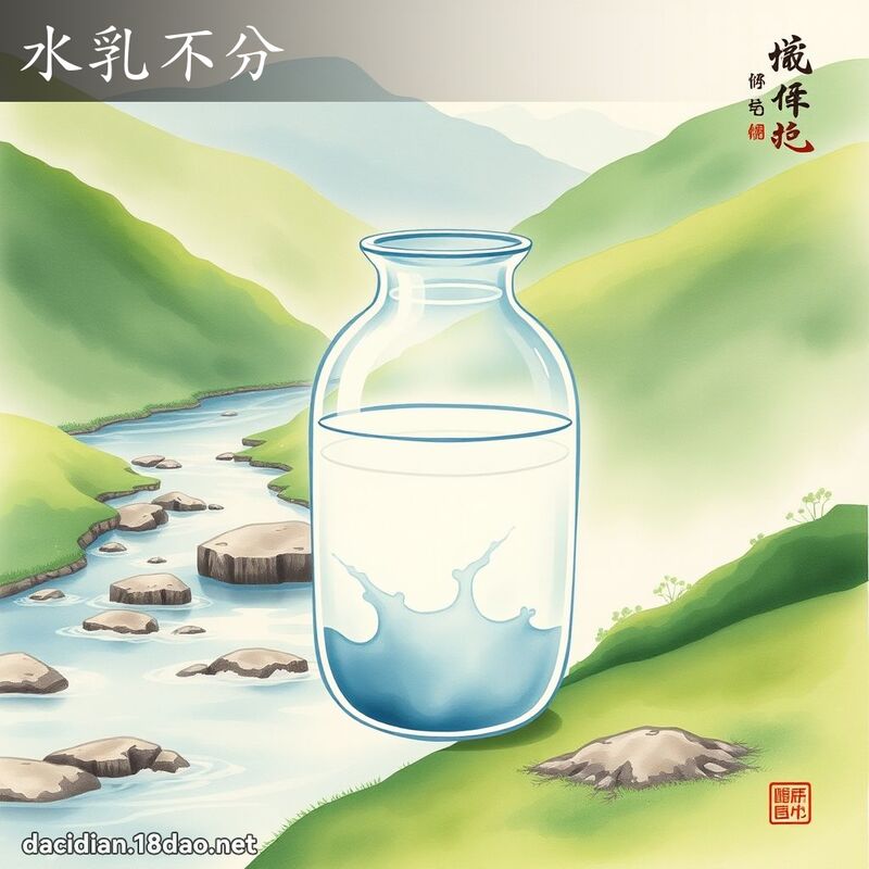 水乳不分 配图