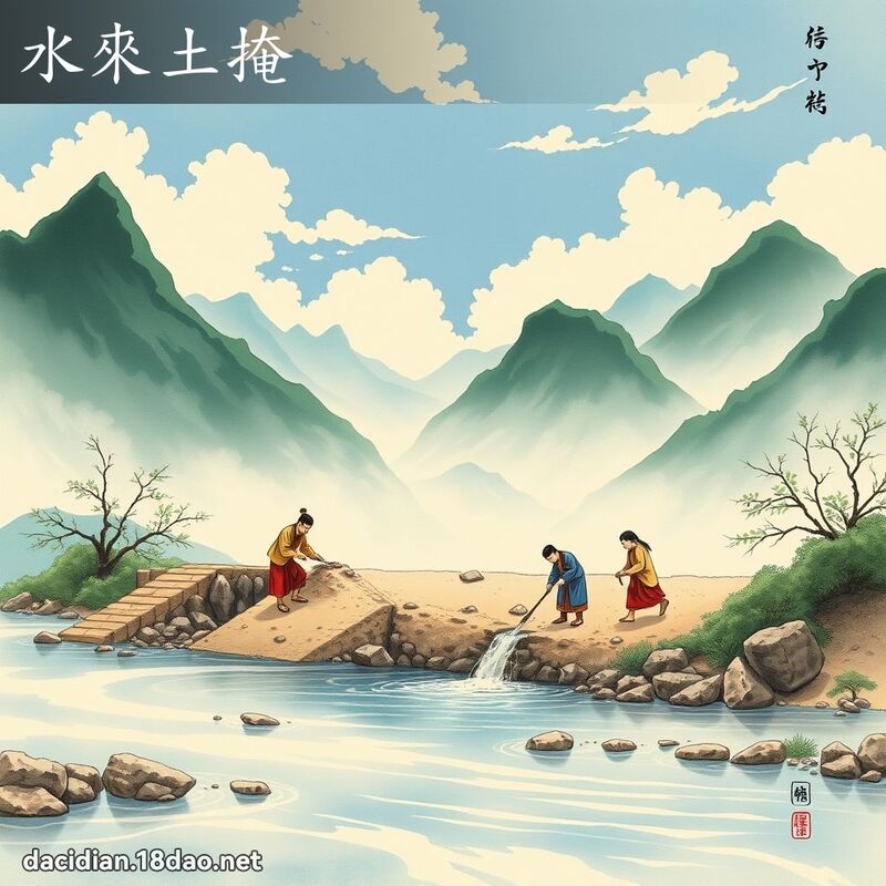 水来土掩 配图