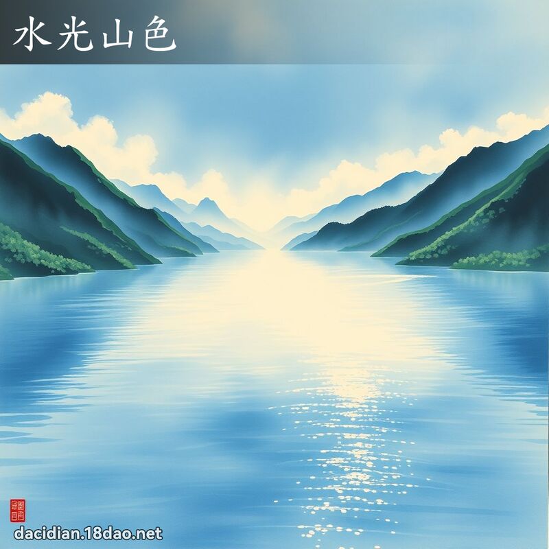 水光山色 配图