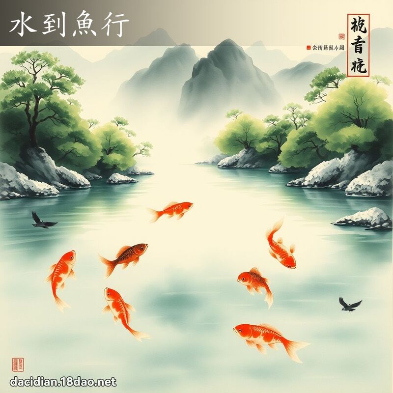 水到鱼行 配图