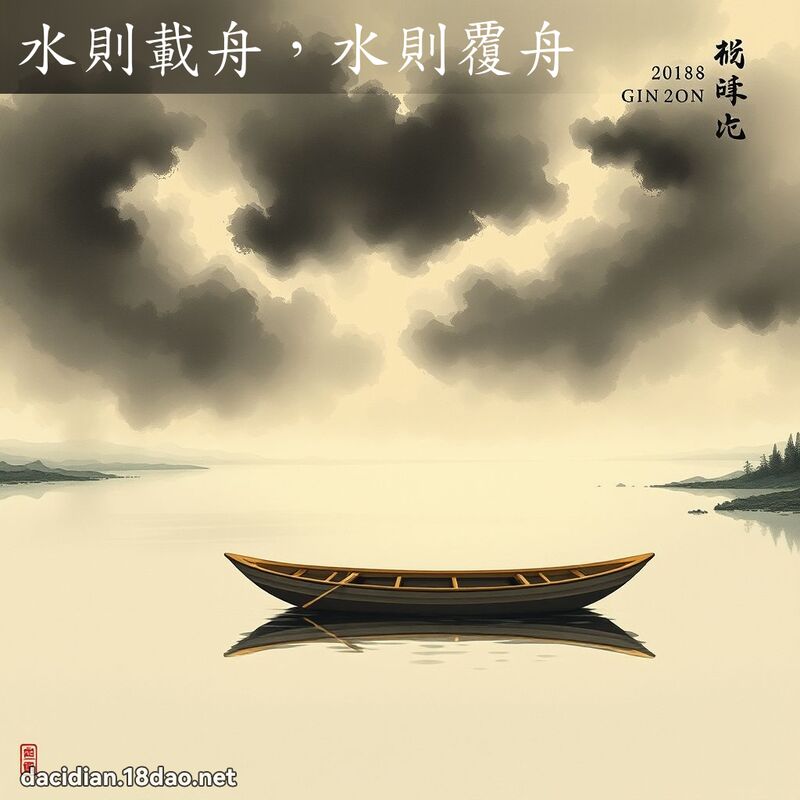 水则载舟,水则覆舟 配图