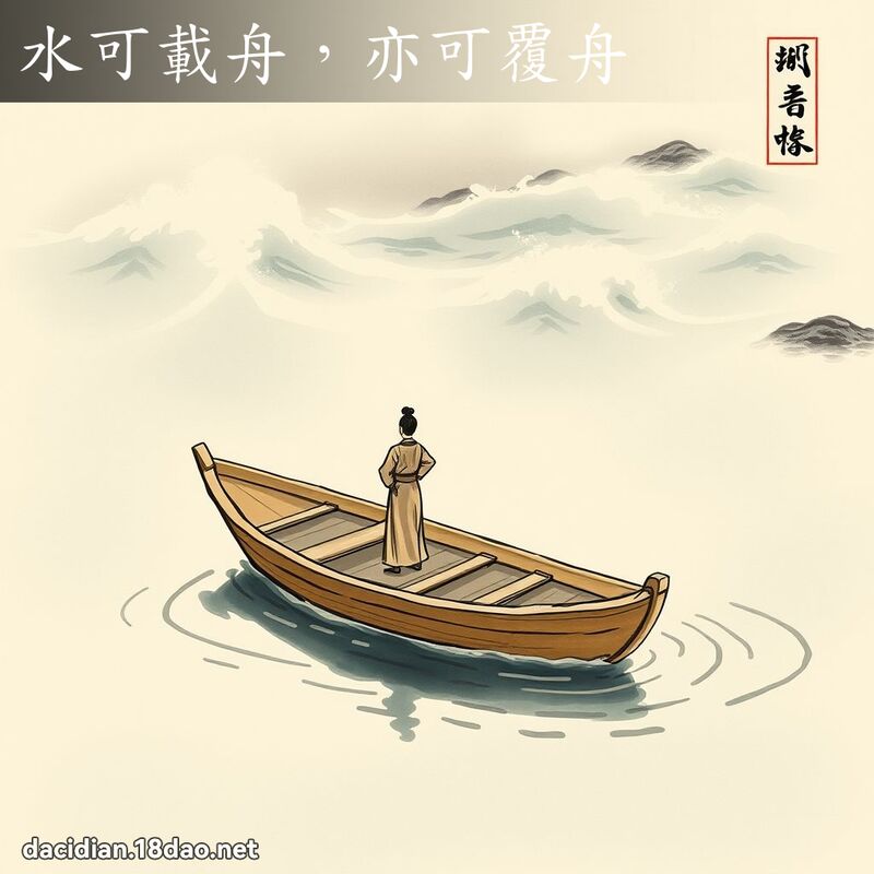 水可载舟,亦可覆舟 配图