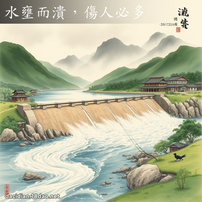 水壅而溃,伤人必多 配图
